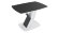 Стол раздвижной "Гарда" Тип 1 Белый/Черный графит 