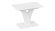 Стол раздвижной "Люксембург" Тип 2 Белый/Стекло белое матовое